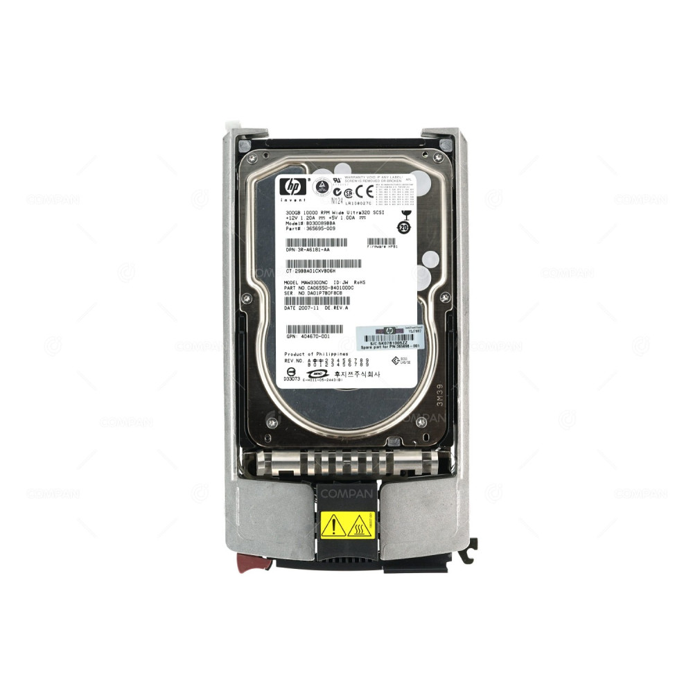 351126-001 HP HDD 300GB  10K U320 SCSI 3.5" LFF HOT-SWAP